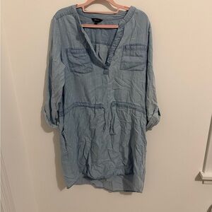 Reitmans Light Blue Denim Tunic Dress